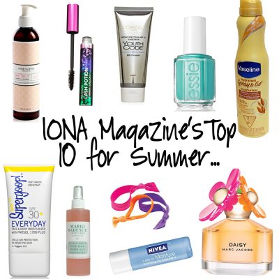 The Beauty Edit: IONA Magazine Top 10
