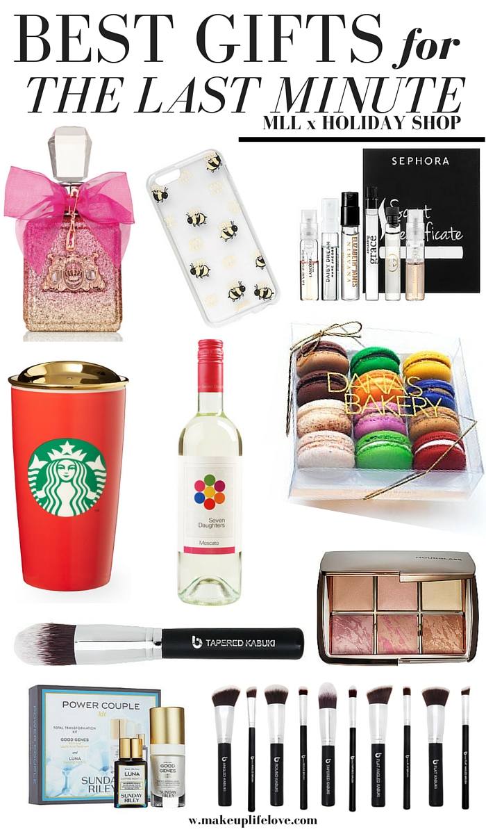 Stuck on what to get someone for the holiday? Head over to the MLL x Holiday Shop and enjoy 10 days worth of holiday gift guides for every special person in your life. Makeup Life and Love- The Last Minute Gift Idea Gift Guide