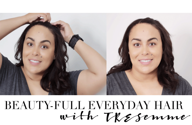 Pump up the volume with TRESemme Beauty-Full Volume Hair Collection. Find out how you can add some oomph to your normal hairstyle with this everyday hair tutorial from Makeup Life and Love- TRESemme- TRESemme Beauty-Full Volume- Makeup Life and Love