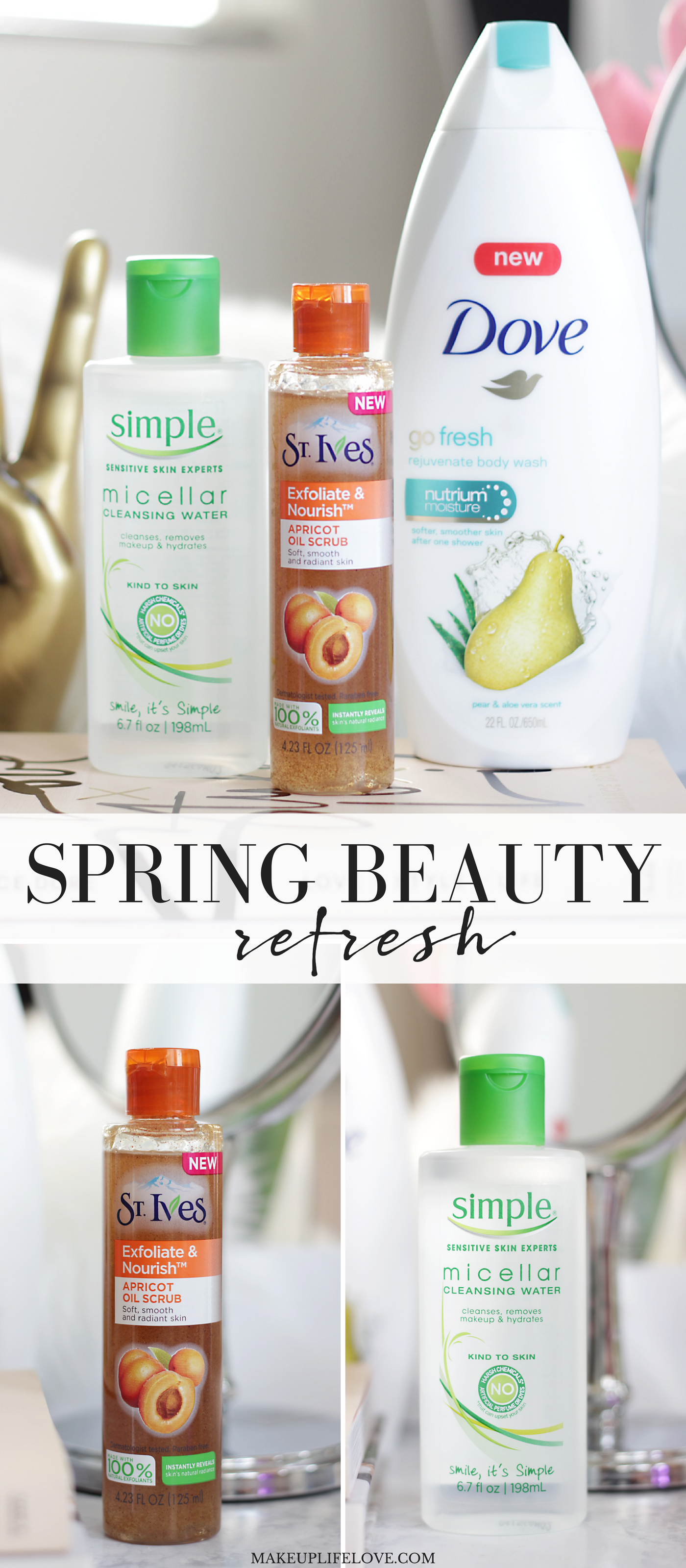 Do you have any beauty products that you love for Spring? I do! Lately I am all about hydration, exfoliation and nourishment when it comes to my beauty routine. Thankfully I have found a great way to update my beauty routine with a Spring beauty refresh.