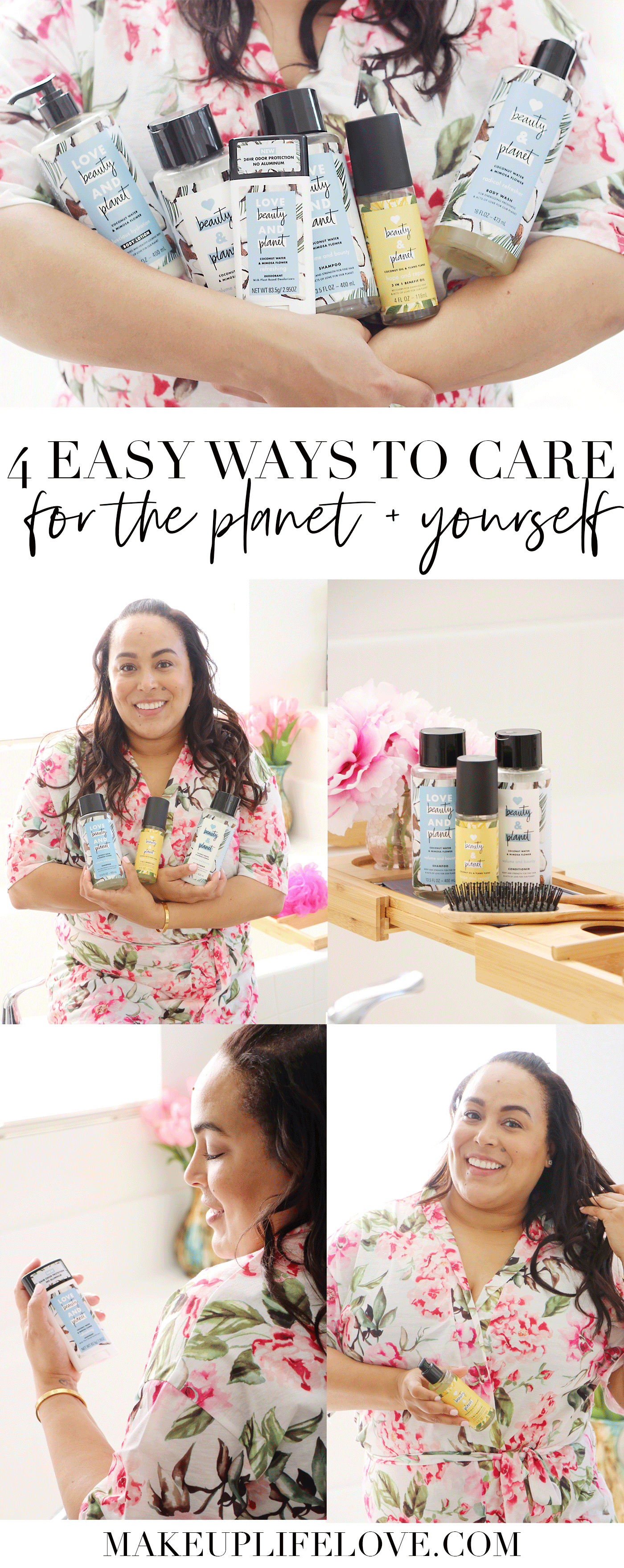 Earth month is here! Curious how to take care of the planet? Los Angeles Lifestyle Blogger Makeup Life and Love is sharing her top 4 tips to take care of the planet and yourself! See them HERE!