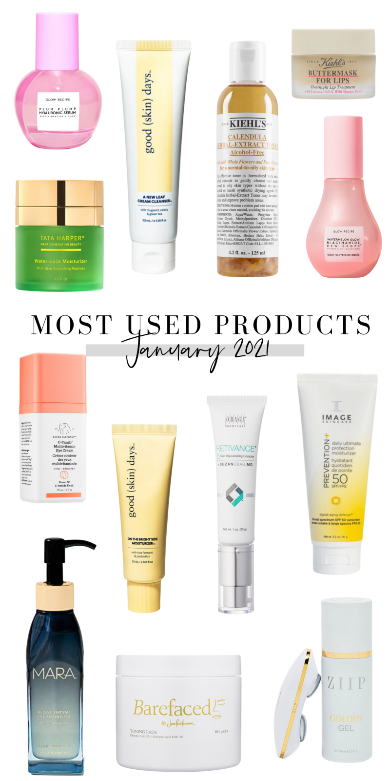 Most Used Products - January 2021 - Makeup Life and Love