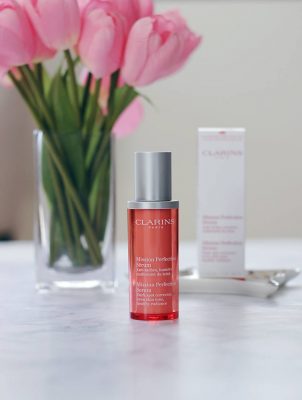 On a mission for radiant skin? Then Clarins Mission Perfection Serum is your new BFF. The Clarins Mission Perfection Serum will change your skin in moments.- https://makeuplifelove.com | Makeup Life and Love- Clarins Mission Perfection Serum- https://makeuplifelove.com - Clarins Mission Perfection Serum