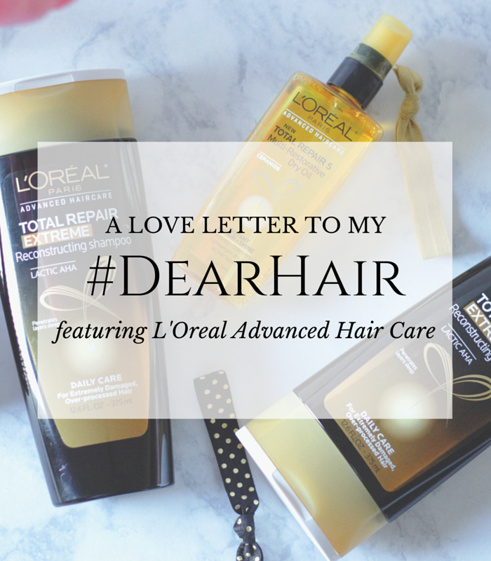 #DearHair- L'Oreal Advanced Hair Care- #paid- #sponsored- L'Oreal