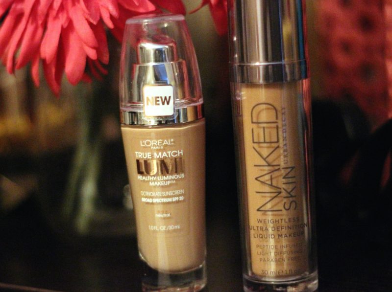 Loreal, Lumi foundation, Urban Decay, Naked Skin