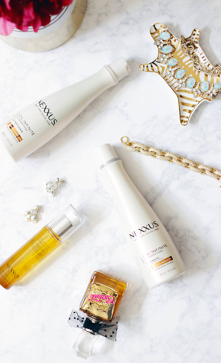 Time to give your hair life with a bit of help from Nexxus Oil Infinite Haircare system now available at walmart. Find out more HERE >> https://makeuplifelove.com