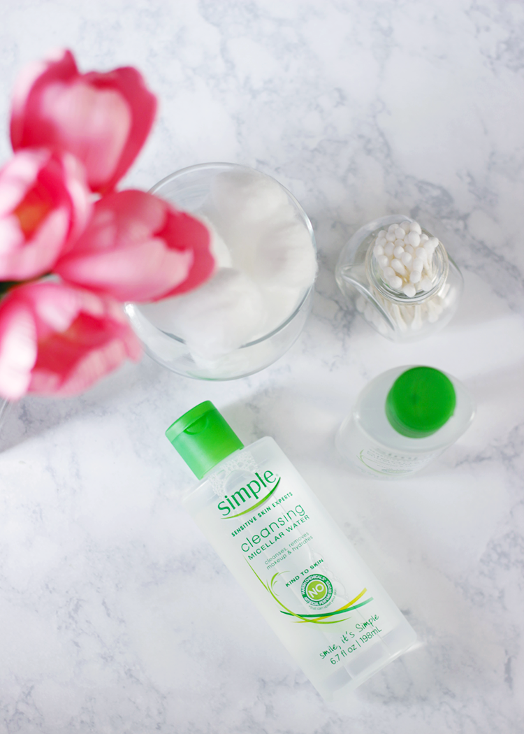 Simple Skincare- Simple-Micellar Cleansing Water-Micealler Water- https://makeuplifelove.com/simple-micellar-water