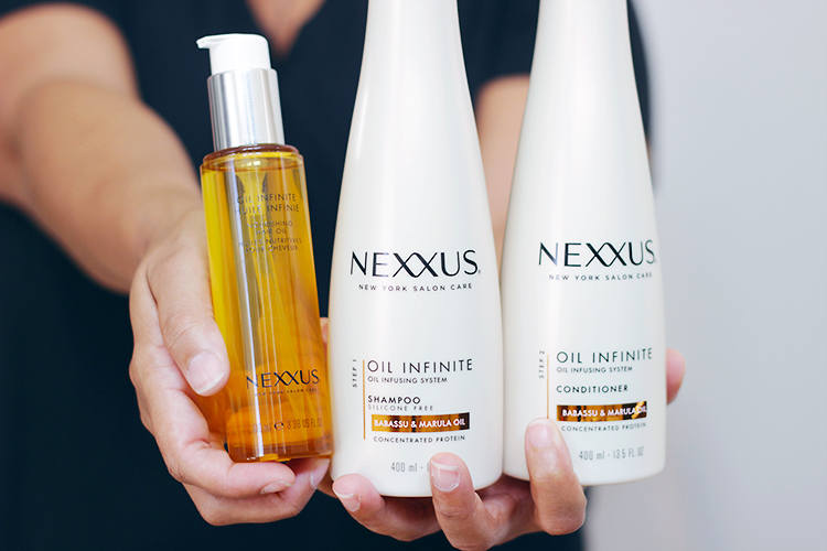 Time to give your hair life with a bit of help from Nexxus Oil Infinite Haircare system now available at walmart. Find out more HERE >> https://makeuplifelove.com