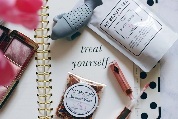 Makeup Life and Love- My Beauty Tea- Mermaid Blend- Beauty Blend- Looking for a perfect beauty pick me up? Then find out why you need to put down the coffee and reach for a glass of My Beauty Tea ASAP.