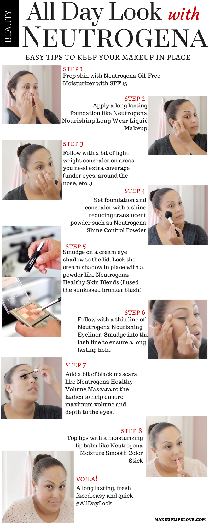 #AllDayLook- Neutrogena-#shop-#ad-#CollectiveBias-beauty-beauty tutorials- makeup tips-makeup-Neutrogena-Tutorial