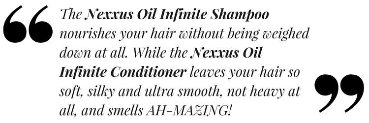 Time to give your hair life with a bit of help from Nexxus Oil Infinite Haircare system now available at walmart. Find out more HERE >> https://makeuplifelove.com