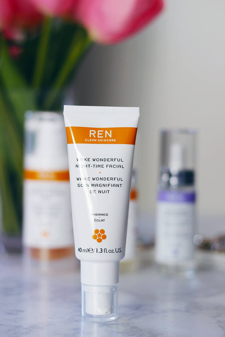 Want a instant jumpstart on skincare? Try the REN Wake Wonderful Night-Time Facial . This stuff seriously is AMAZINGNESS in a tube. 