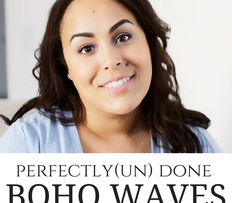 Tiresome Perfectly UnDone Hair Tutorial- Find out how to get your hair out of the summer humidity rut and into a beach boho perfectly undone hairstyle that will literally last all day long.